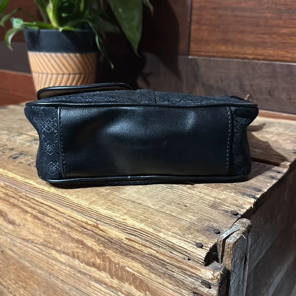 Villager Black Diamond Pattern Mini Hobo Bag